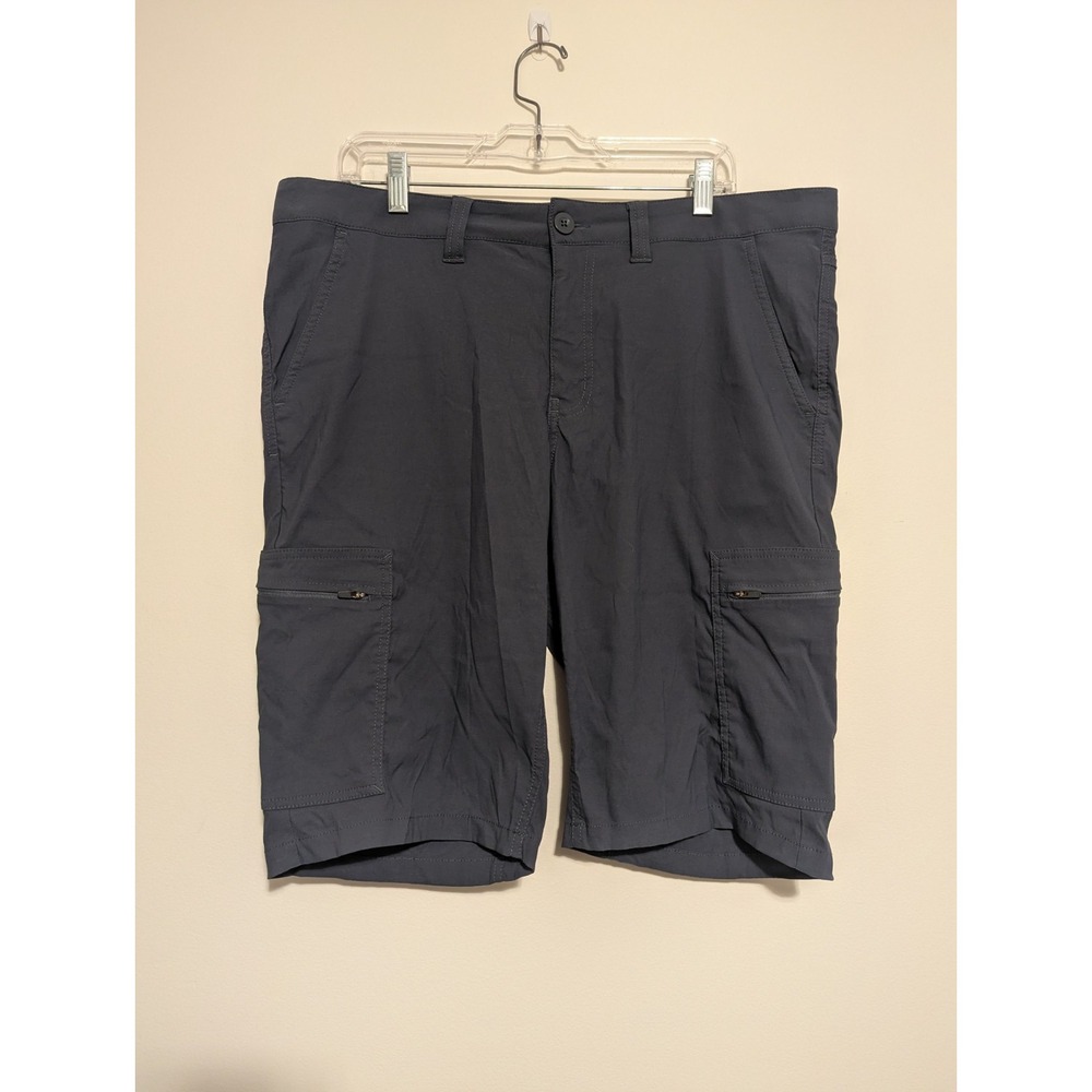 MEC Mountain Equipment Co-op Hiking Outdoor Shorts‎ Pockets Cargo Men's 36 Blue